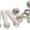CF Flange Silver-Plated Bolts, CF2.75, 1/4-28x1.25, 12-pt hd